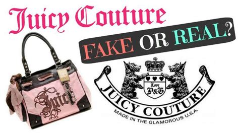 how to tell fake juicy couture clothes|are juicy couture items real.